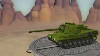 Leopard 1 MBT Spore model display