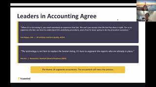 AI in Accounting: Workshop 101