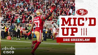 Mic'd Up: Dre Greenlaw Scoops and Scores Against Dolphins | 49ers