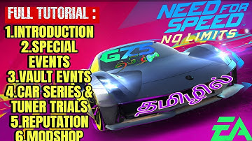 NEED FOR SPEED NO LIMITS : FULL TUTORIAL IN TAMIL / ELECTRONIC ARTS / GAMERSZONESPOTTAMIL 😎🤫🏎️