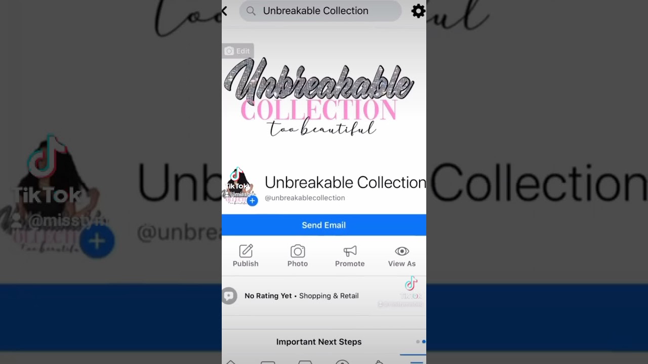 Welcome to Unbreakable Collection ❤🛍💪🏽👜