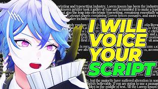 YOU WROTE IT. I'LL VOICE IT.【T3 Members only】