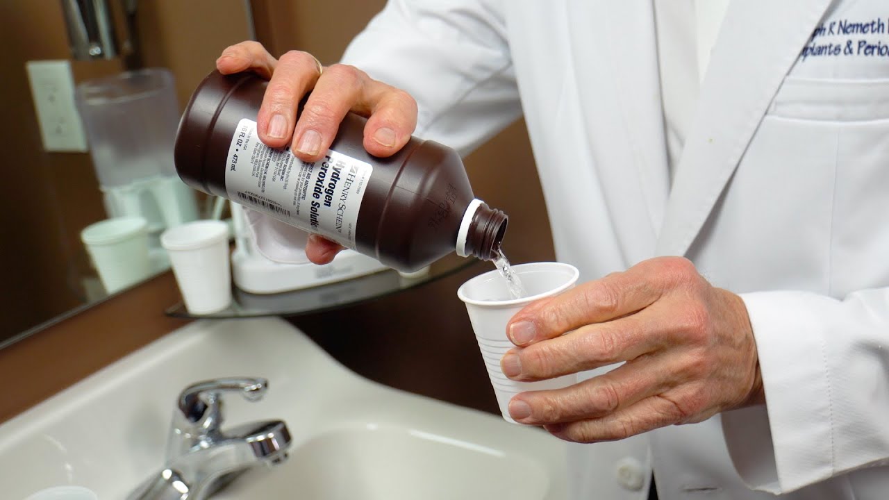hydrogen peroxide and baking soda mouthwash recipe