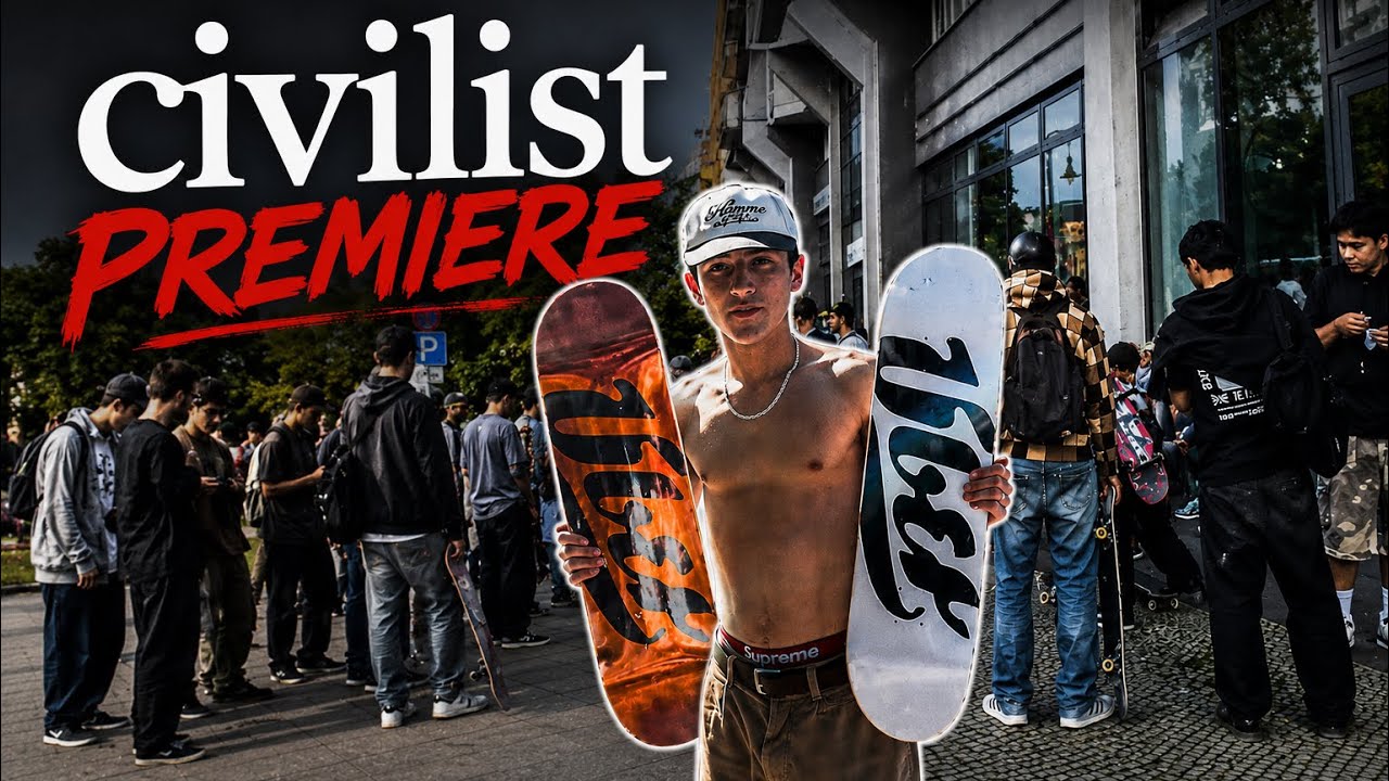CIVILIST PREMIERE & STREET SKATE SESSION 🛹🔥 | Berlin Skate Vlog