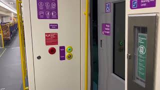 V Line Train Door Closing Inside View