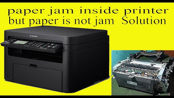 paper jam inside printer but paper is not jam  Solution  Canon - imageCLASS MF221d MF212w MF211