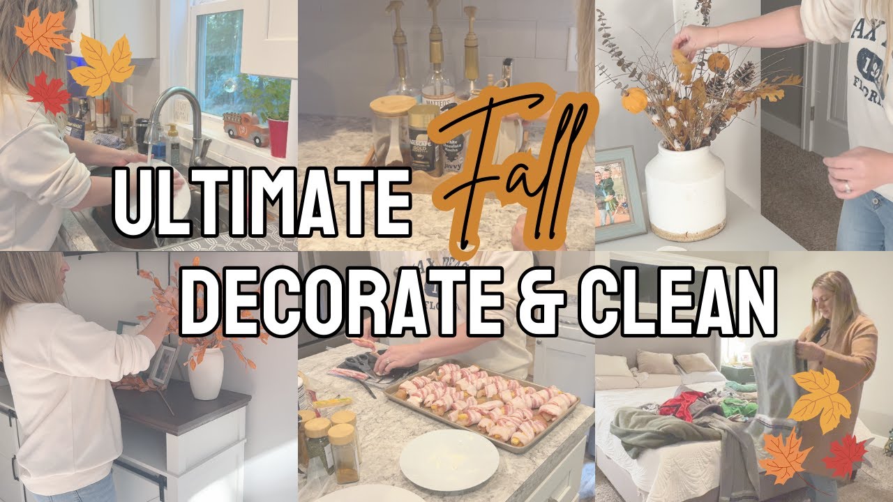 Fall Clean and Decorate With Me for a Cozy Home!