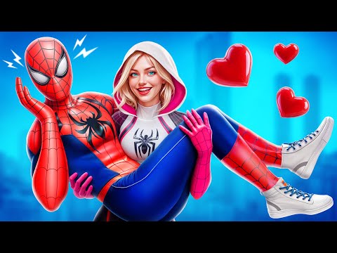 Gwen Stacy Fell in Love With Spider-Man! How to Become Superhero!