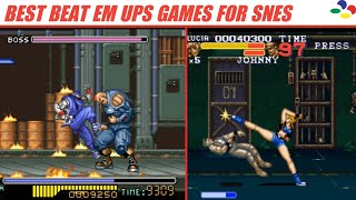 Top 10 Best Beat em Ups Games for SNES || Super Nintendo