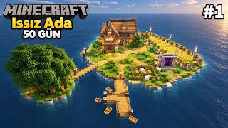 Minecraft Issız Adada Çok Keyifli 50 Gün Geçirmek! | Bölüm 1