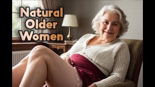 Natural Older Woman OVER 70 | Mature Woman | Attractive Dressed►74