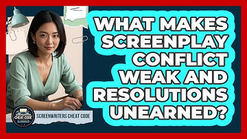 What Makes Screenplay Conflict Weak And Resolutions Unearned? - Screenwriter
