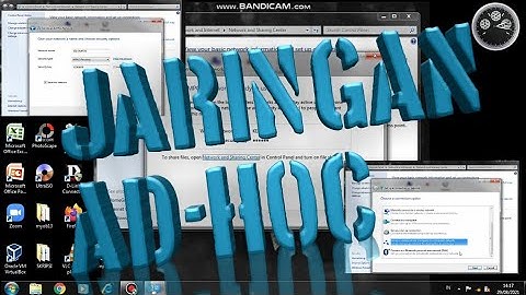 MEMBUAT JARINGAN AD-HOC DI WINDOWS 7!!