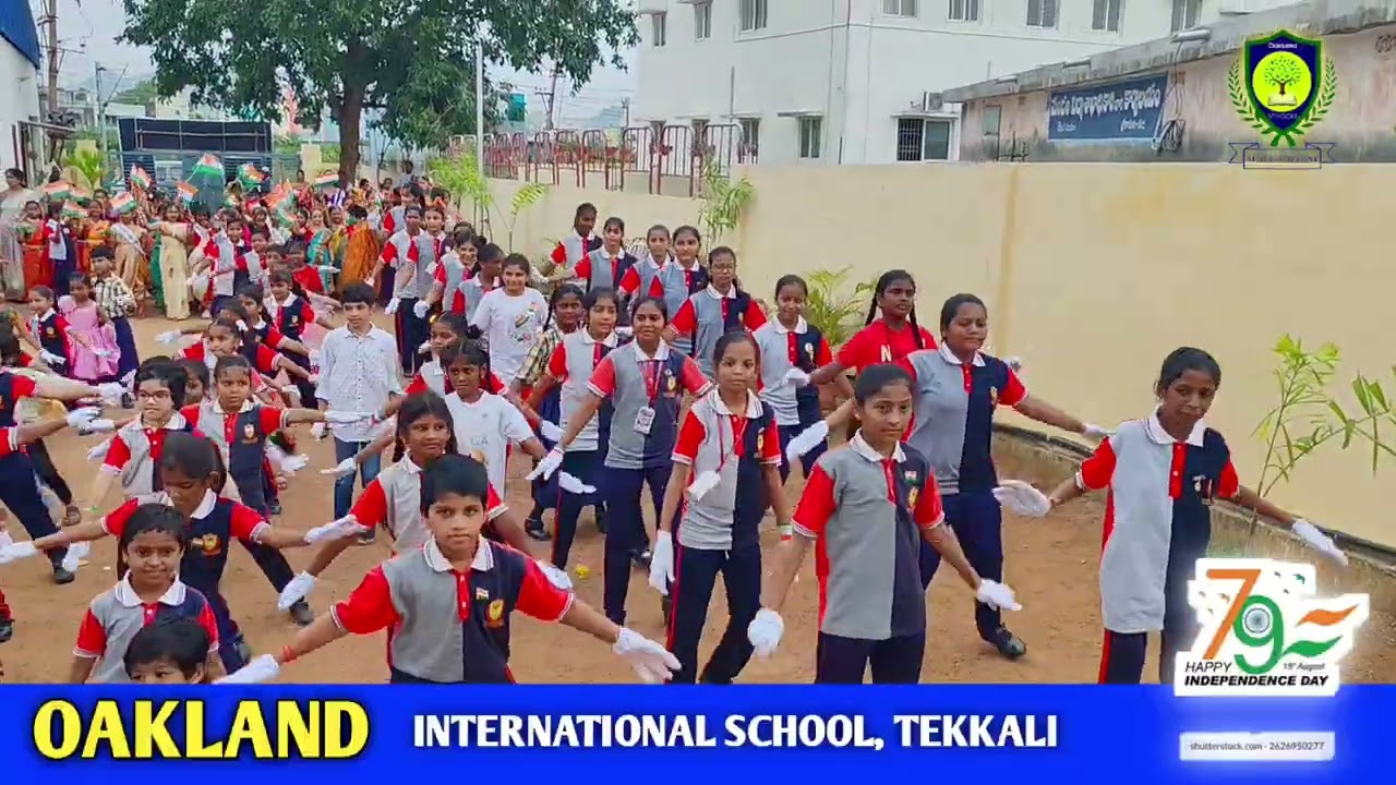 Clap Drill _ Independence day celebrations 2025 || Oakland international school Tekkali