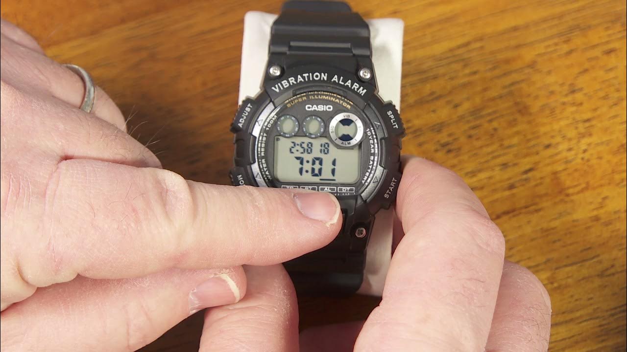 Casio W-735H Watch with Alarm - Full Review -