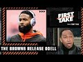 Stephen A. reacts to the Browns releasing Odell Beckham Jr. | First Take