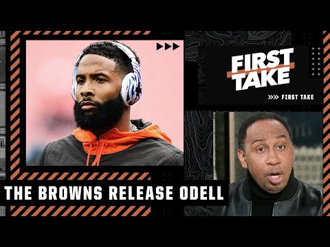 Stephen A. reacts to the Browns releasing Odell Beckham Jr. | First Take