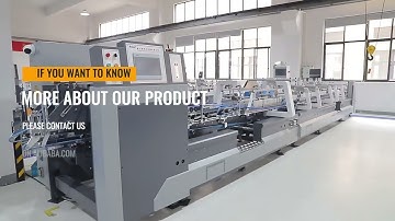 Rolam Most popular model LCS series Crash Lock Bottom and 4/ 6 corners Corrugated box Folder Gluer
