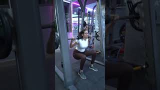 Young Girl Workout In Gym