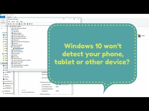 Videó: Miért Nem Látja A Számítógép A Táblagépet?