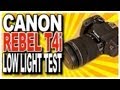 Canon Rebel T4i EOS 650D DSLR Low Light Shooting Test