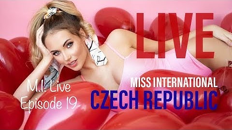 M.I. Live Episode 19 with Miss International CZECH REPUBLIC 2020, Natálie Kočendová