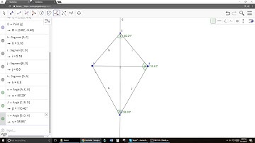 How to make a kite in Geogebra.
