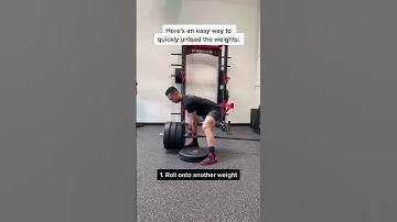 The easiest way to unload a barbell (ultimate gym hack)