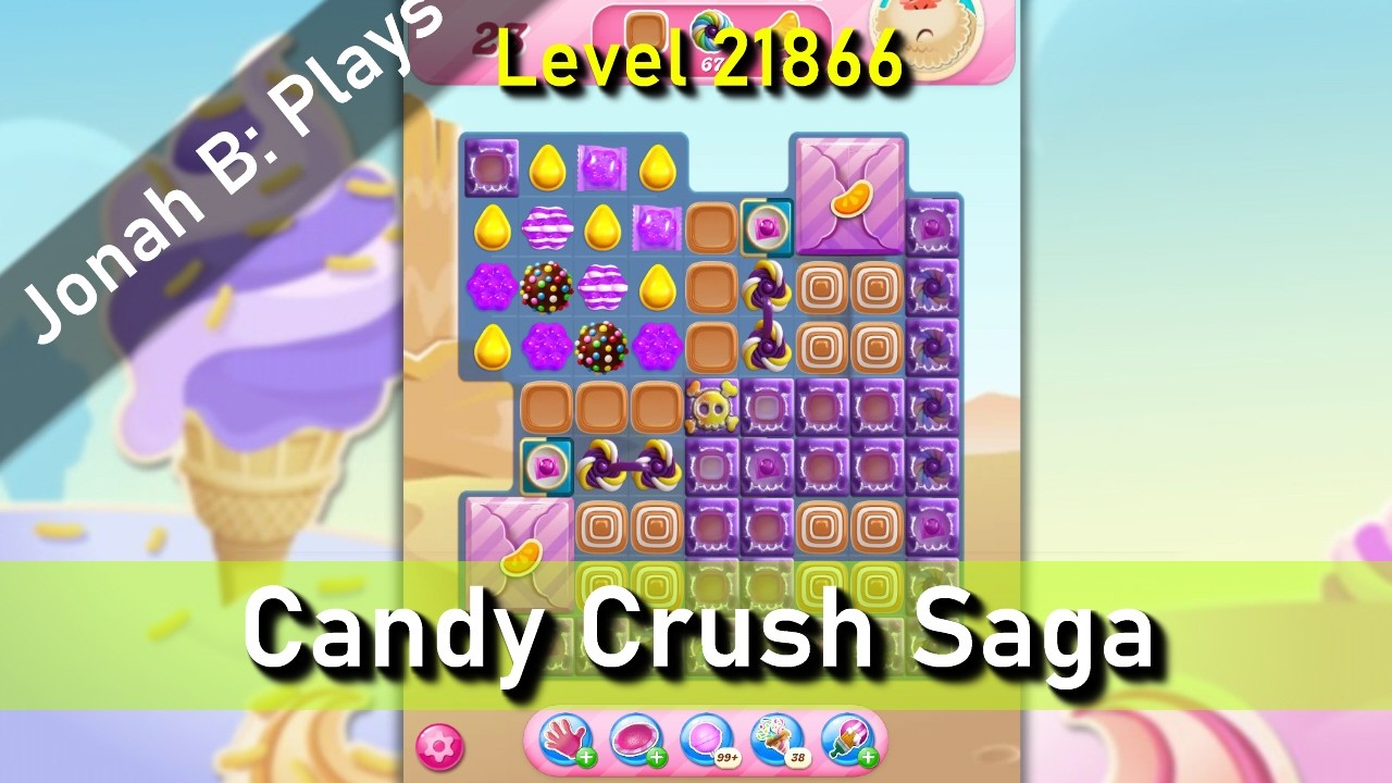 Candy Crush Saga Level 21866 - YouTube