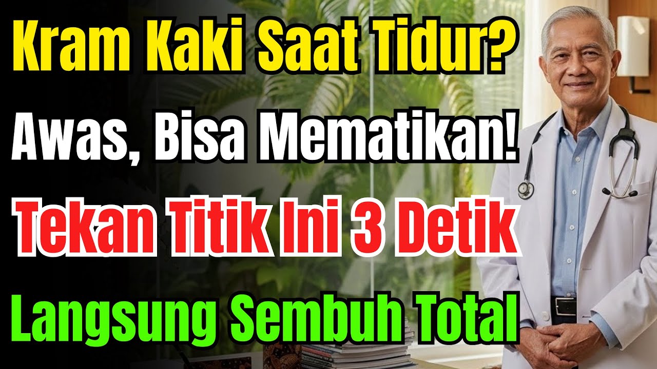 Kaki Kram Menyerang? Cukup Lakukan Ini 3 Detik, Nyeri Langsung Hilang! Info Wajib Usia 60+.