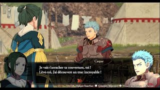 Fire Emblem Three Hopes - soutien Linhardt/Caspar (fr)