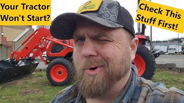 Waarom start mijn tractor niet? Controleer dit eerst!