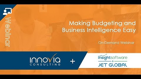 Making Budgeting and Business Intelligence Easy