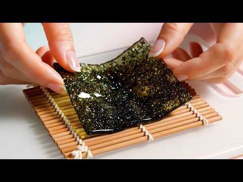 AI ASMR 유리 김밥 만들기 