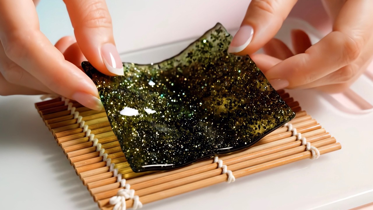 AI ASMR ✨ 유리 김밥 만들기 🥢✨