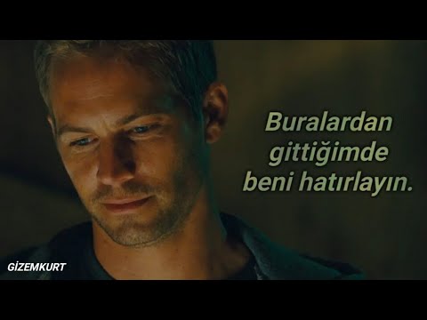 Wiz Khalifa - See You Again ft. Charlie Puth (Türkçe Çeviri) |Fast and Furious