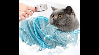 Faith Force Cat Bathing Bag Grooming Bag Bathing Shower Mesh Bag