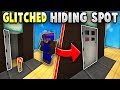 GLITCHING into UNHITTABLE Bedwars Hiding Spot!