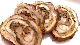 видео: Мясной рулет из свинины с грибами /Сочный рулет из целого куска мяса/ Мясная закуска вкуснее колбасы картинка: Мясной рулет из свинины с грибами /Сочный рулет из целого куска мяса/ Мясная закуска вкуснее колбасы