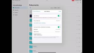 Backing up Goodnotes to Nextcloud via WebDAV on iPad