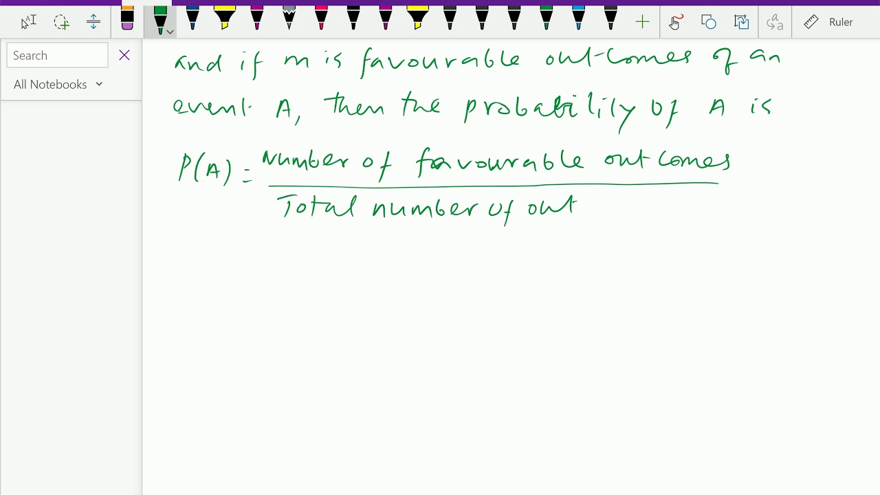 Probability : - ( Classical definition of probability ) - 3. - YouTube