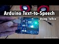 Arduino Talking System | Arduino Text to Speech - using Talkie