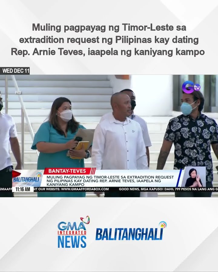 Muling pagpayag ng Timor-Leste sa extradition request ng Pilipinas... | Balitanghali