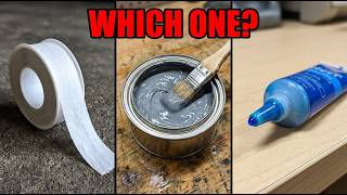 Teflon Tape vs Pipe Dope vs Thread Sealant