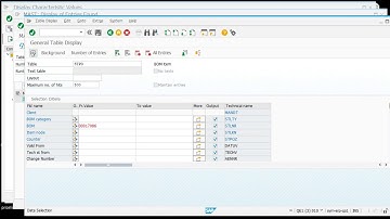 Tables: MAST + STPO - Materials