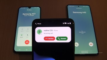 Over the Horizon Incoming call&Outgoing call at the Same Time Samsung Galaxy A51-A40 +Realme c 35