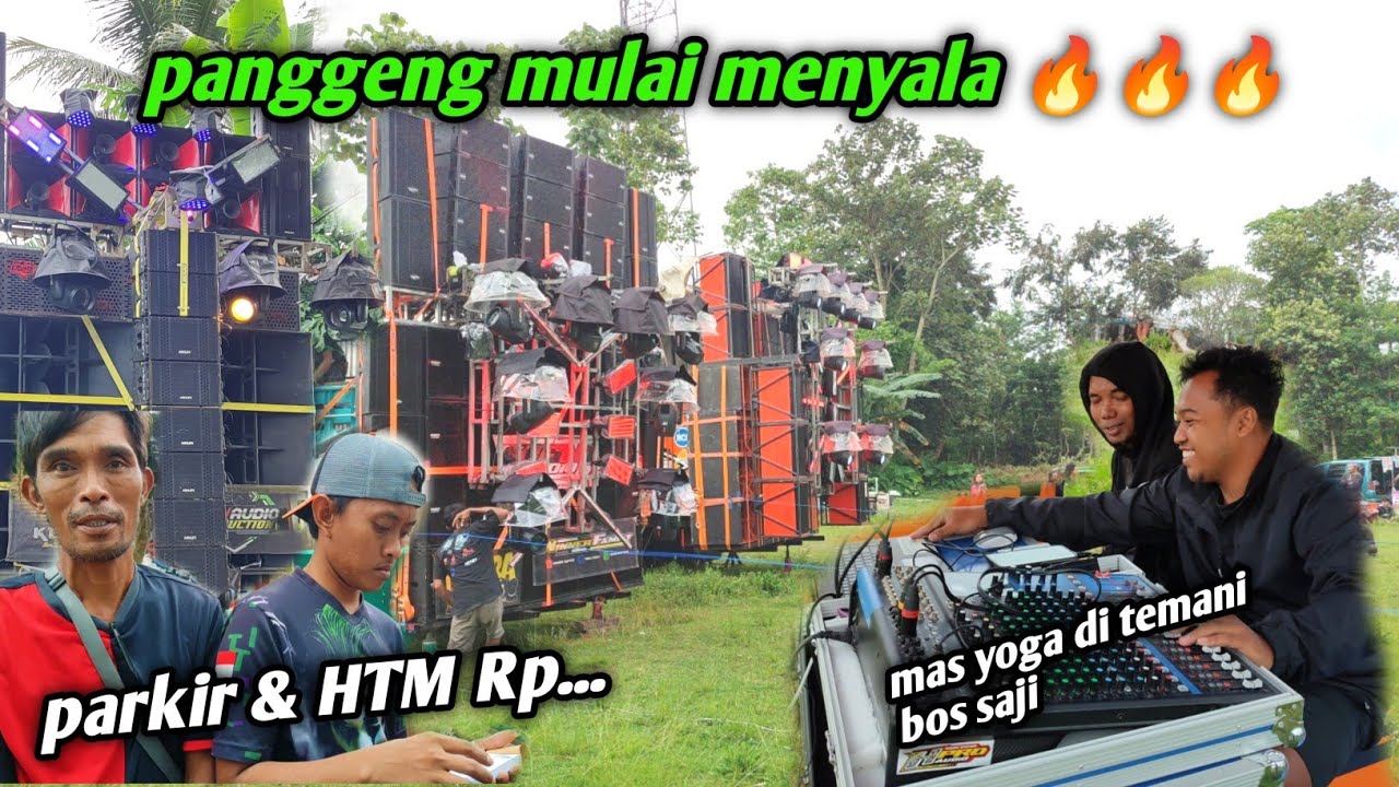 Info karnaval panggeng 🔥🔥🔥 sound sudah jejer di lapangan 