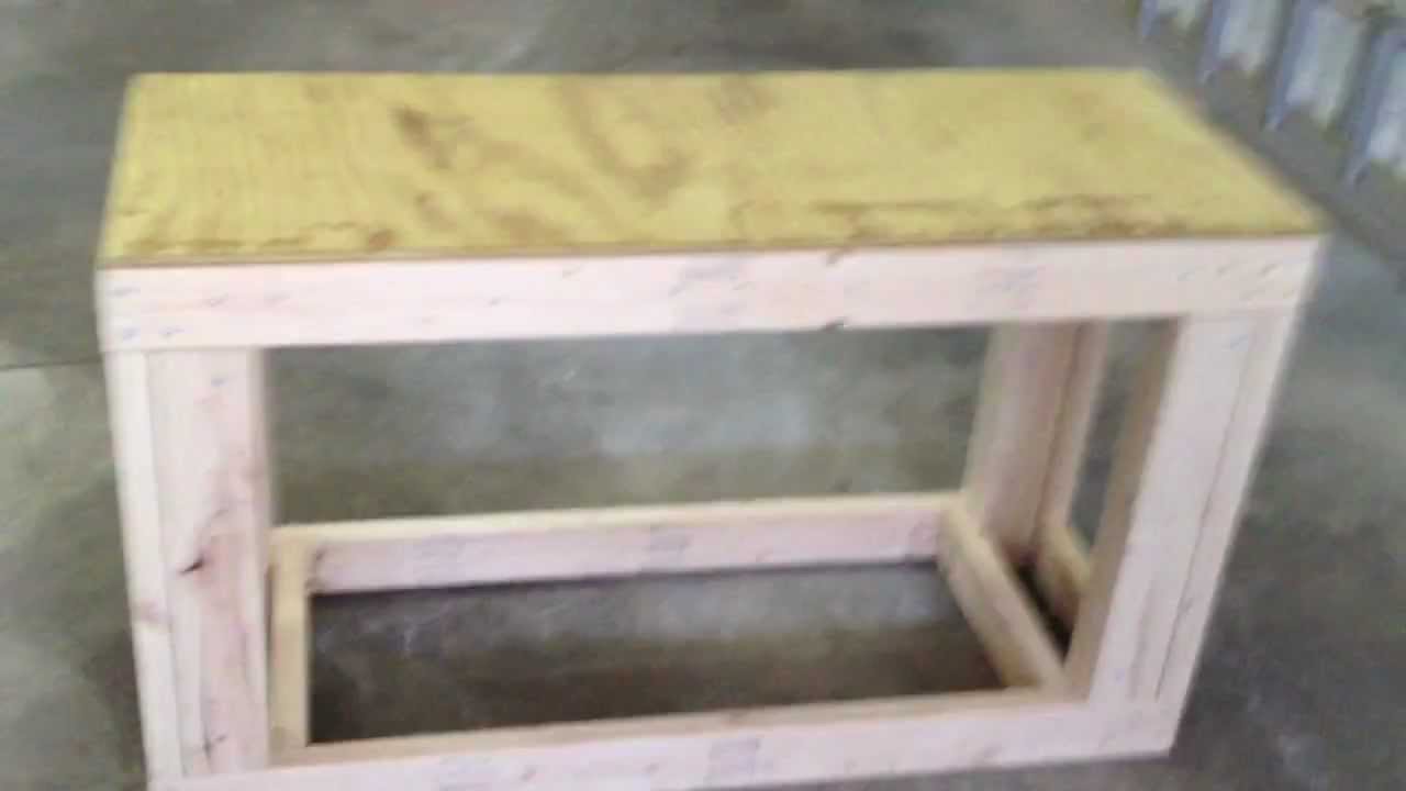 How To: Build a 75/90 Gallon Aquarium Stand - YouTube