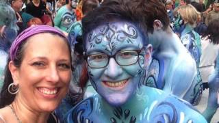 Nudist Speaks on Body Art