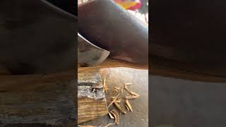 ASMR Leather Shoe Crafting Process Close Up #asmr #leatherwork #craft #diyleathercraft